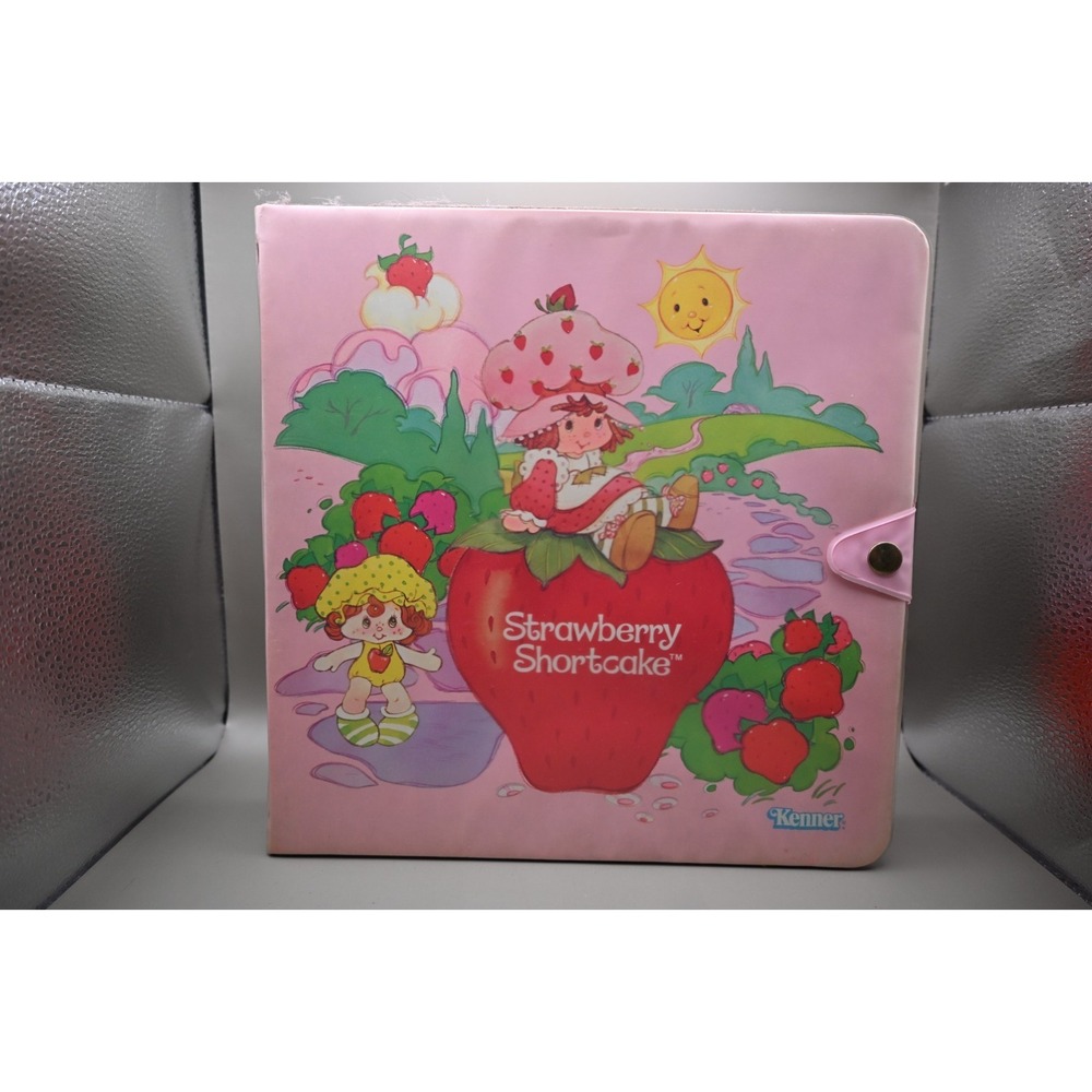 Vintage Strawberry Shortcake Carry Case Kenner 1980s Storage Organizer Only